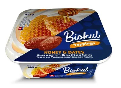 YOGURT GREEK WITH TOPPING DATE HONEY 100
