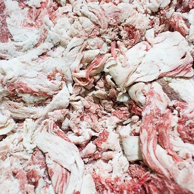 BEEF FROZEN FAT TRIMMING