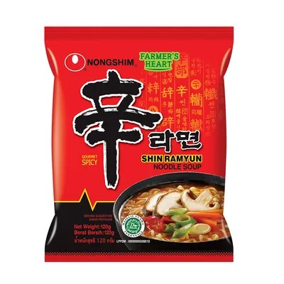 SHIN RAMYUN SPICY MUSHROOM 120 GR